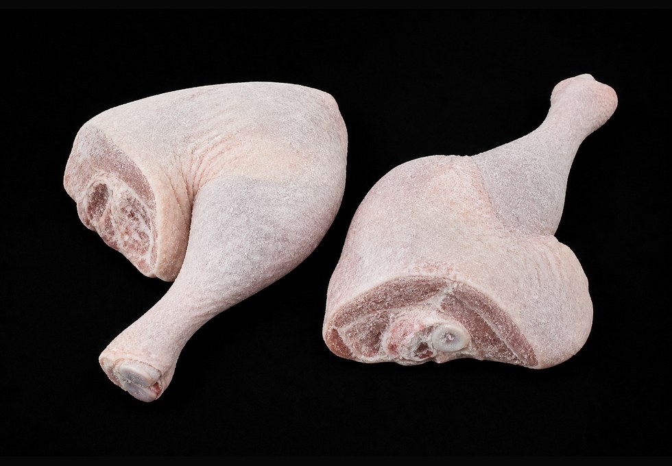Pata y muslo de pavo congelado